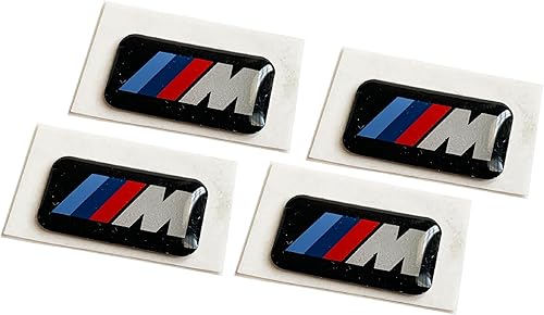 4 calcomanías, emblemas, pegatinas BMW genuinas M 3d