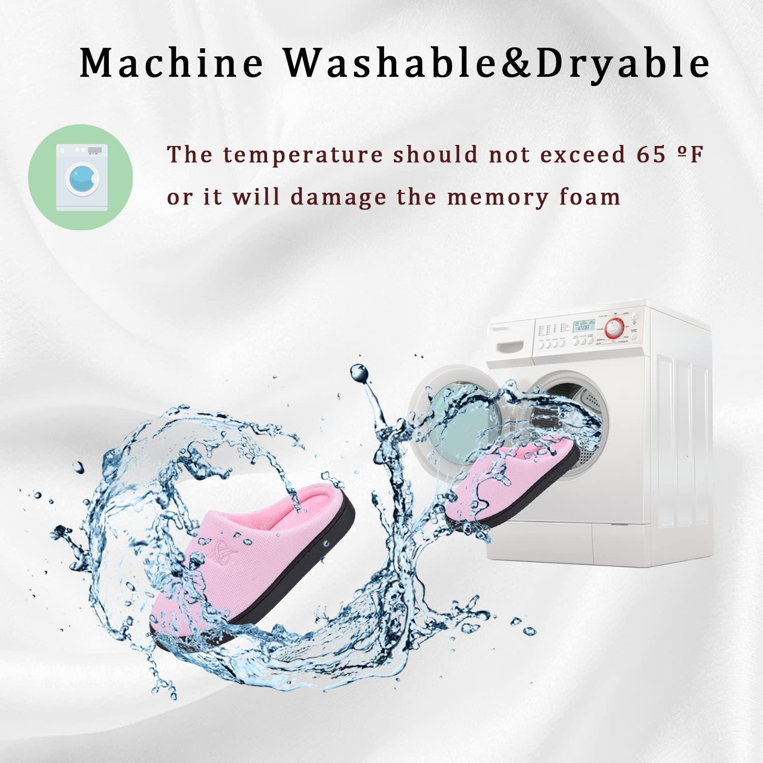 Memory Foam Slippers for Women's and Men's Casual House Shoes - Image 5