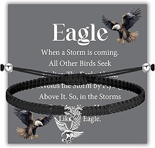 BLEOUK Eagel Bracelets Eagle Court Of Honor Gift Stuff Eagle Lover Jewelry Scout Bracelet