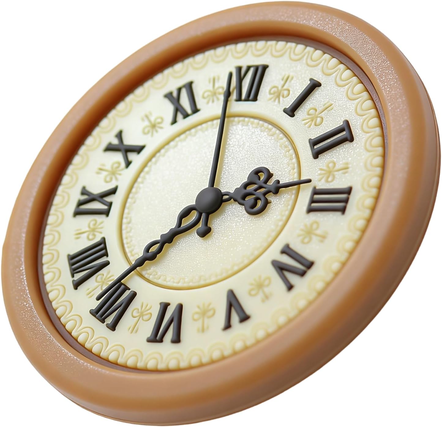 Exquisite Miniature Retro European Clock for Dollhouses Miniature Decor ABS Dollhouses Clock
