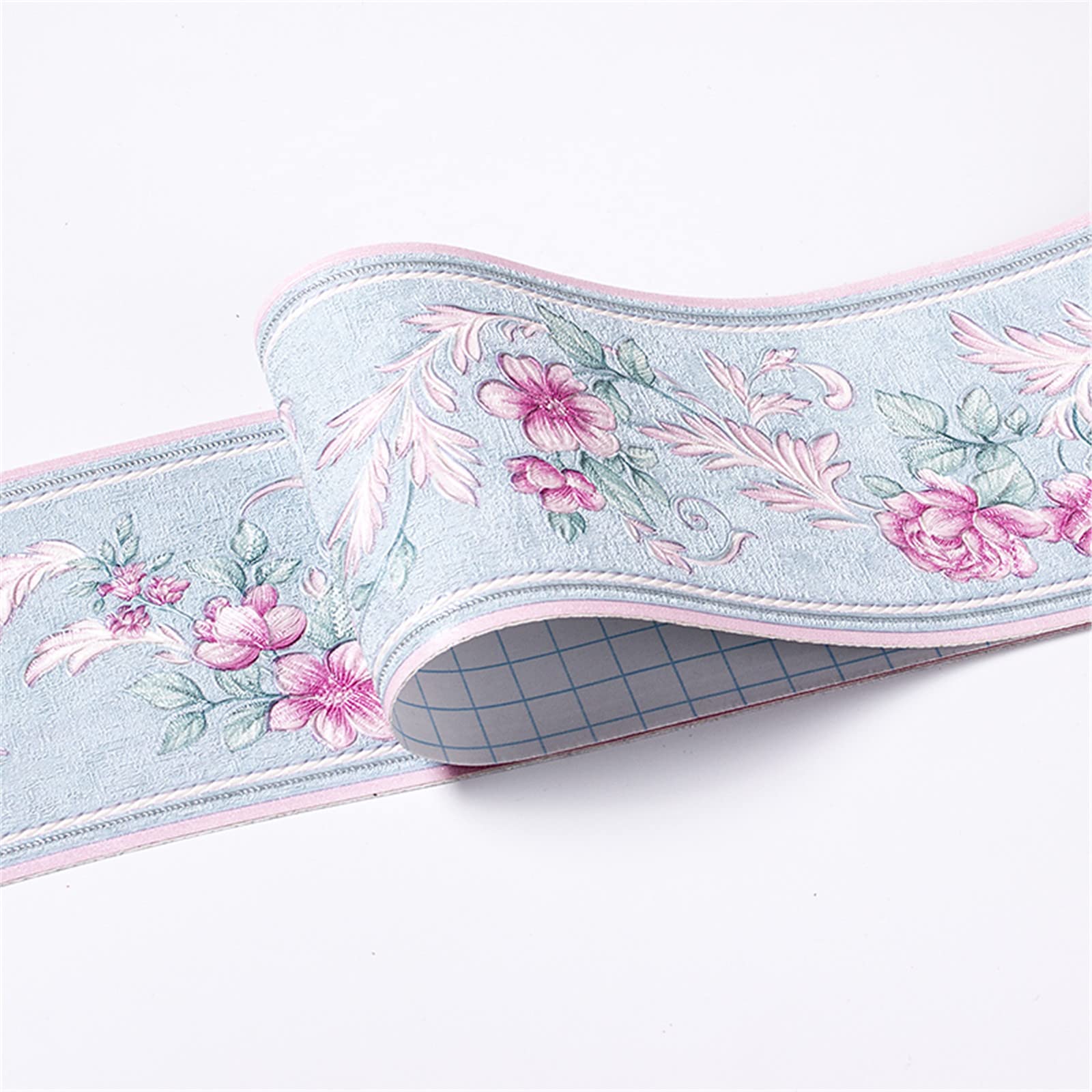 Bordo Adesivo Per Carta Da Parati 10x500cm - Autoadesivo Rimovibile, Filo Oro Marrone Per Cucina/Bagno