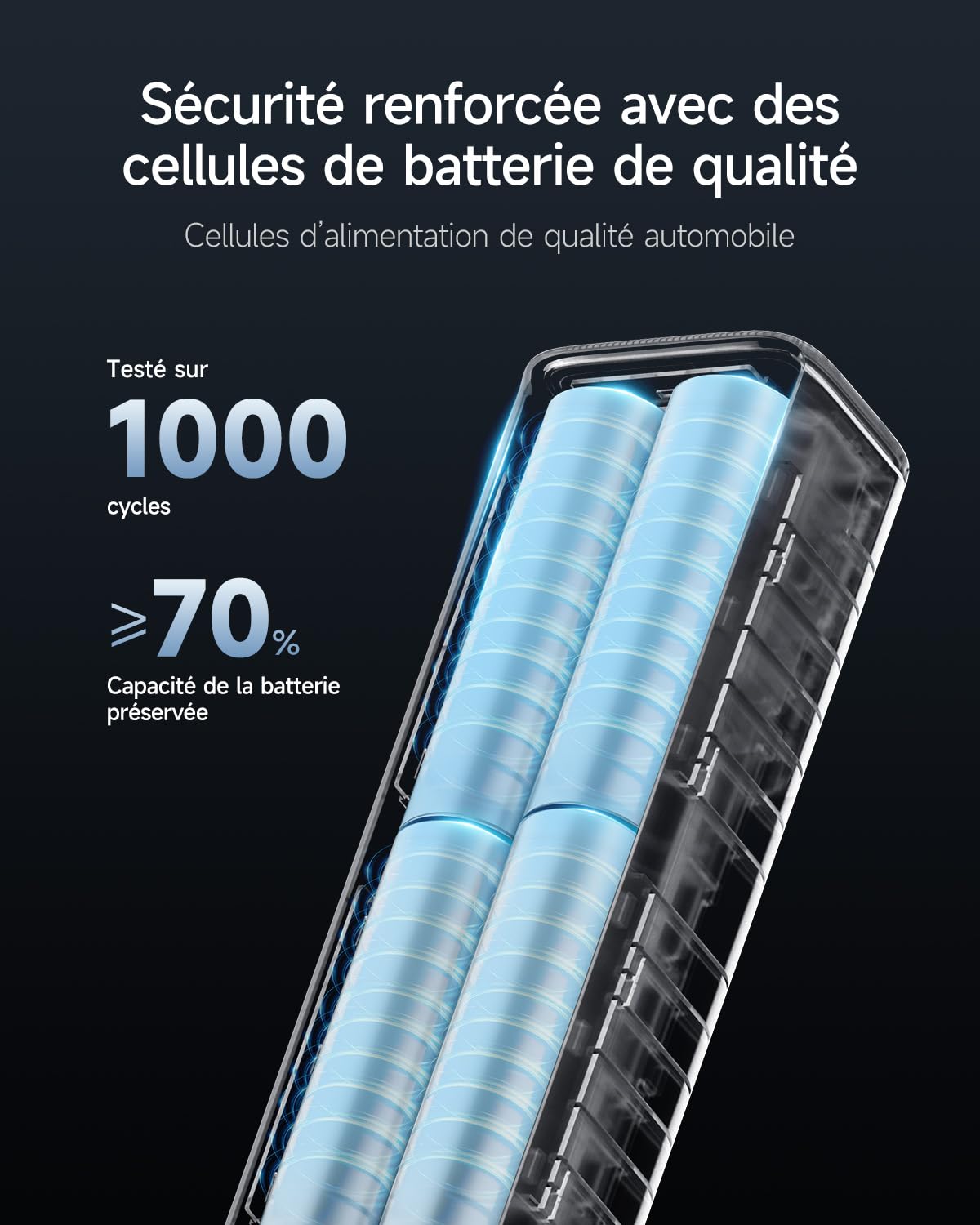 CUKTECH 10 100W 10000mAh Batterie Externe,PD3.0 Rapide Power Bank Écran TFT
