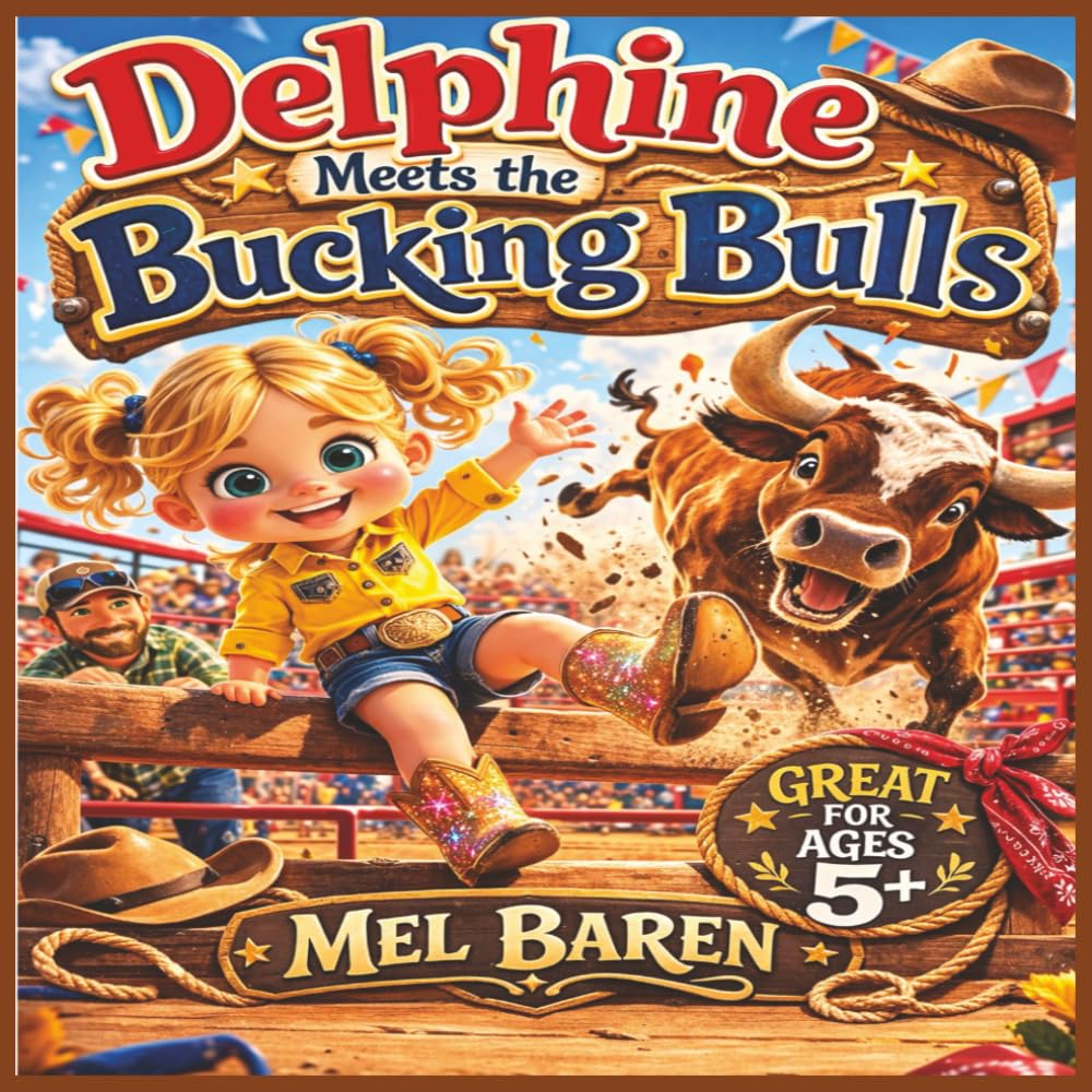 Delphine Meets the Bucking Bulls: A Western Rodeo Adventure Picture Book for Kids Who Love Cowgirls and Cowboys | A Heartwarming Story for Screen-Free ... Cowgirls & Cowboys | 8.5 x 8.5 | 30 Pages