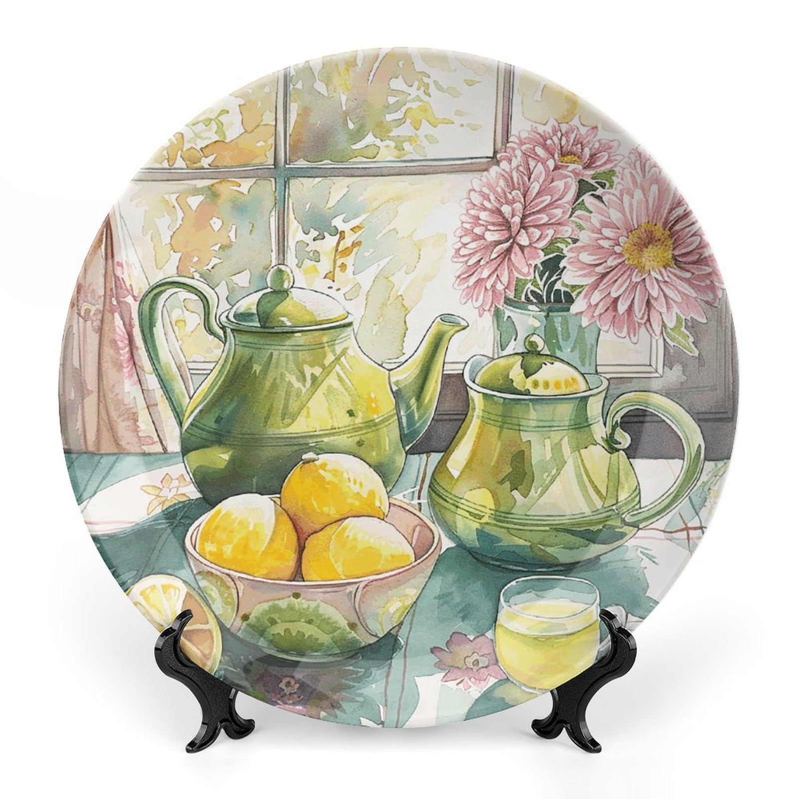 Plato decorativo de cerámica para solucionar espacios vacíos en mesa