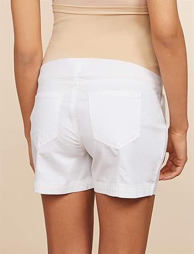 Miniatura 5 de Motherhood Maternity Pantalón corto de popelina para mujer Secret Fit