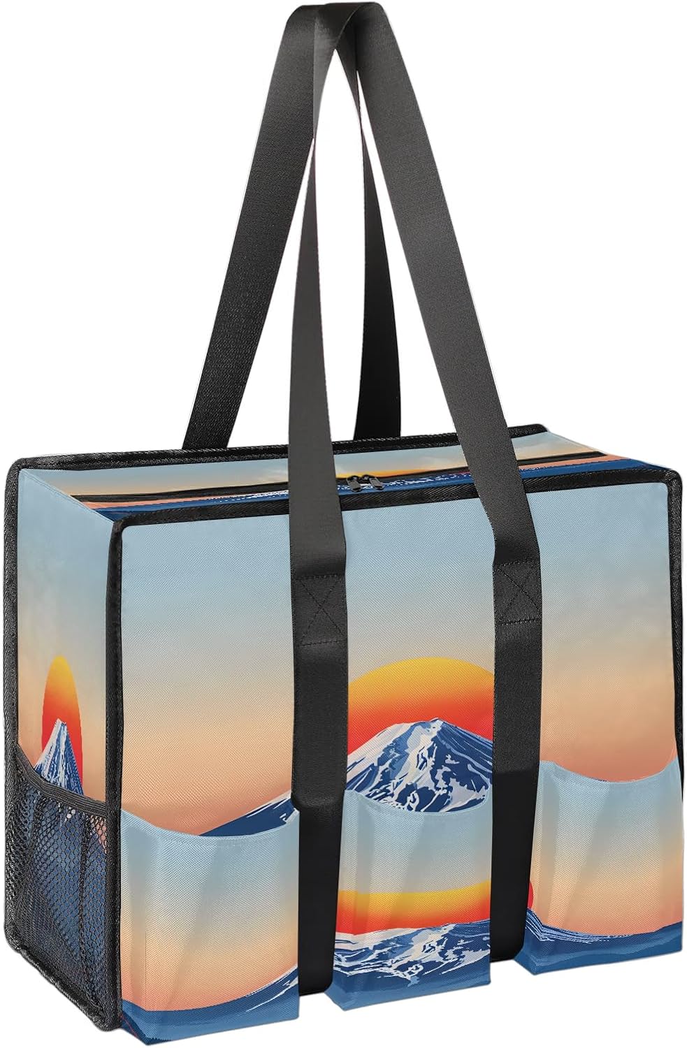 Large Tote Bag for Women with Zipper Shoulder Handbag