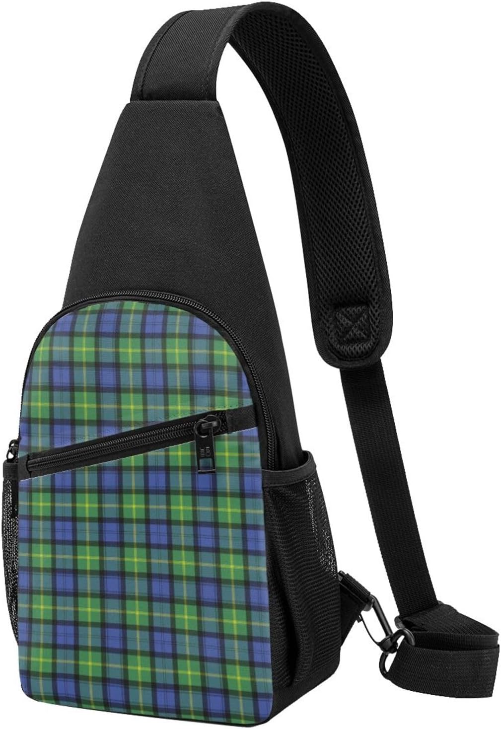 Crossbody Sling Backpack Graham of Montrose Modern Tartan Shoulder Chest Bag Daypack for Traveling Sport