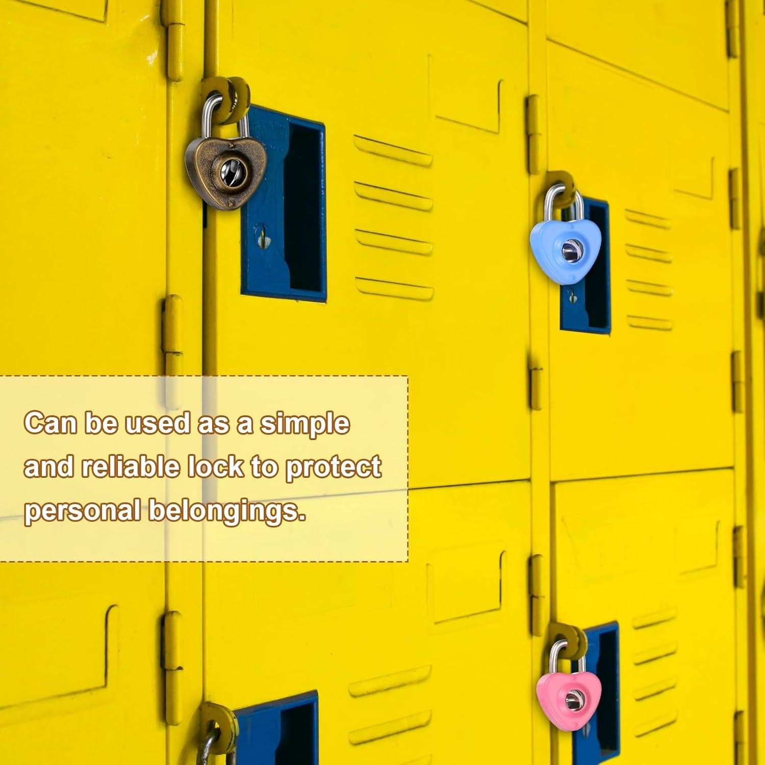 PATIKIL 6Pcs Mini Diary Padlock, Small Metal Heart Shaped Lock Mini Keyed Padlocks with 2 Keys for Diary Book Suitcase Jewelry Box Backpack Luggage, Black