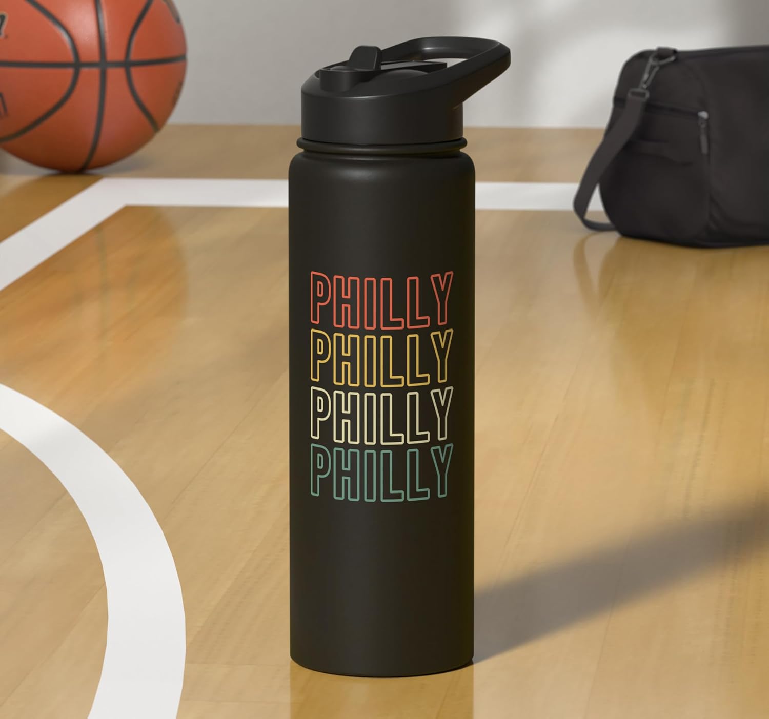 Philly Love Philadelphia City Local Pride Stainless Steel Insulated Water Bottle