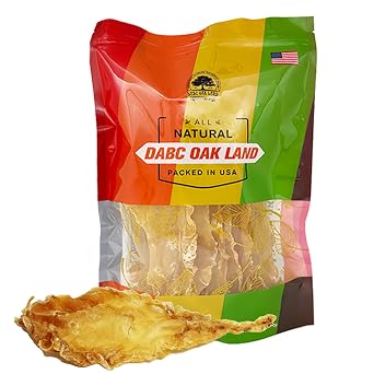 DABC OAK LAND Rich in Collagen Skin Beauty Cuisine Tonic Dried New Zealand Cod Fish Maw Hua Jiao Large 8oz/bag