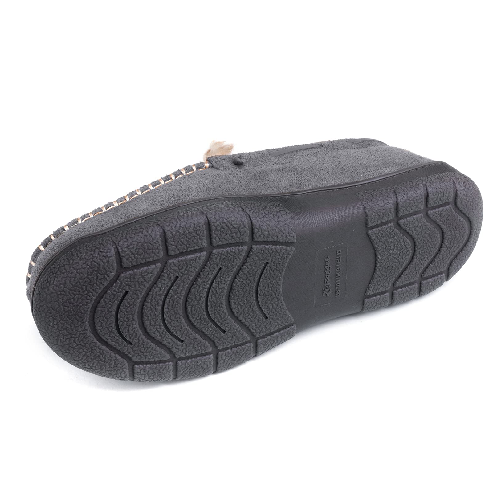 Zigzagger Hombres Microsuede mocasín Zapatillas Memoria Espuma casa Zapatos