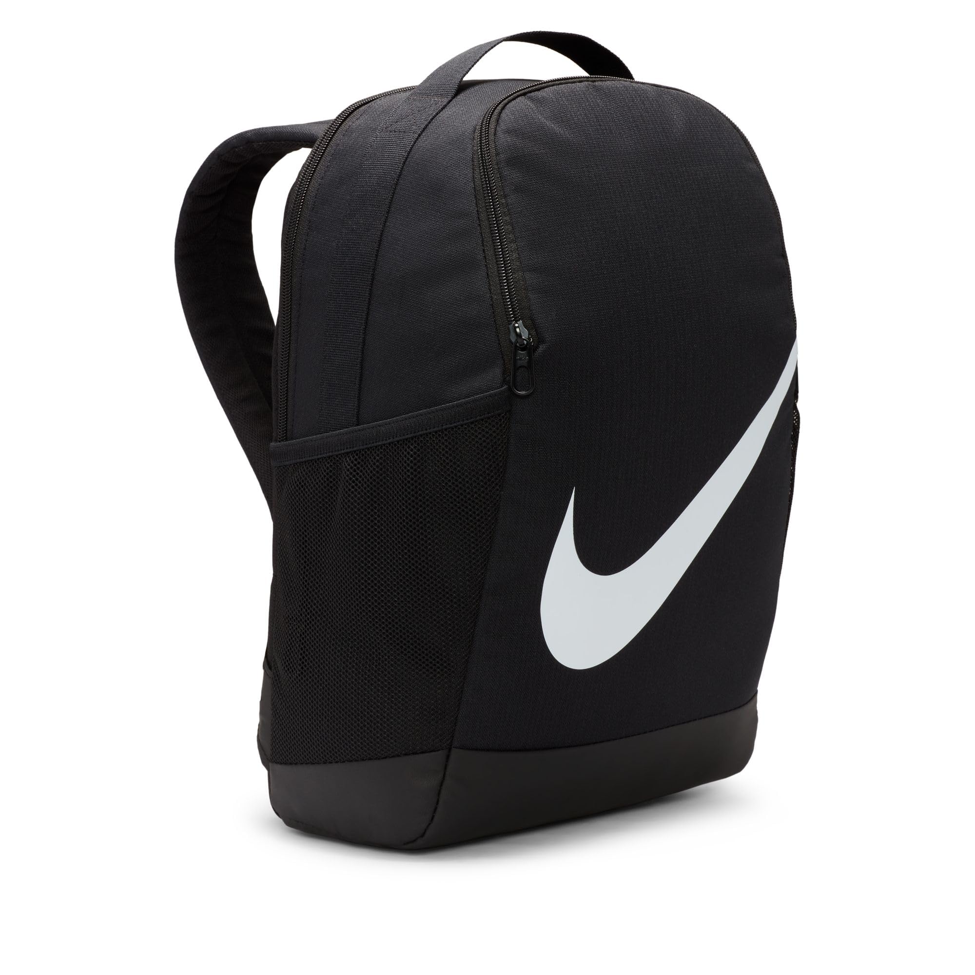 Nike Brasilia, Sac à Dos Mixte Enfant, Black/Black/White, Taille Unique