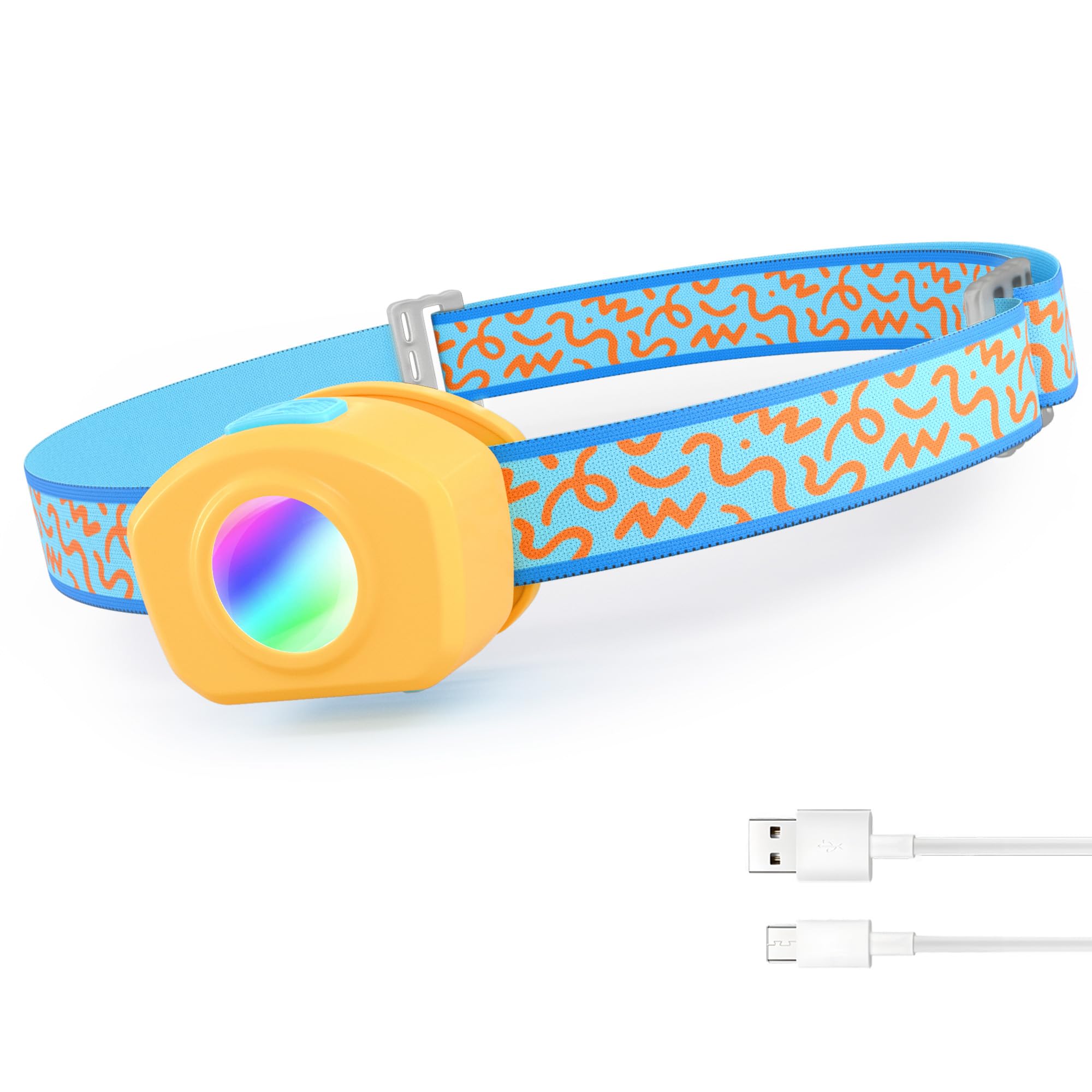 KITEBARE LEDライト オレンジ 青 Amazon.com: EverBrite LED Headlamp Rechargeable Kids Headlamp with