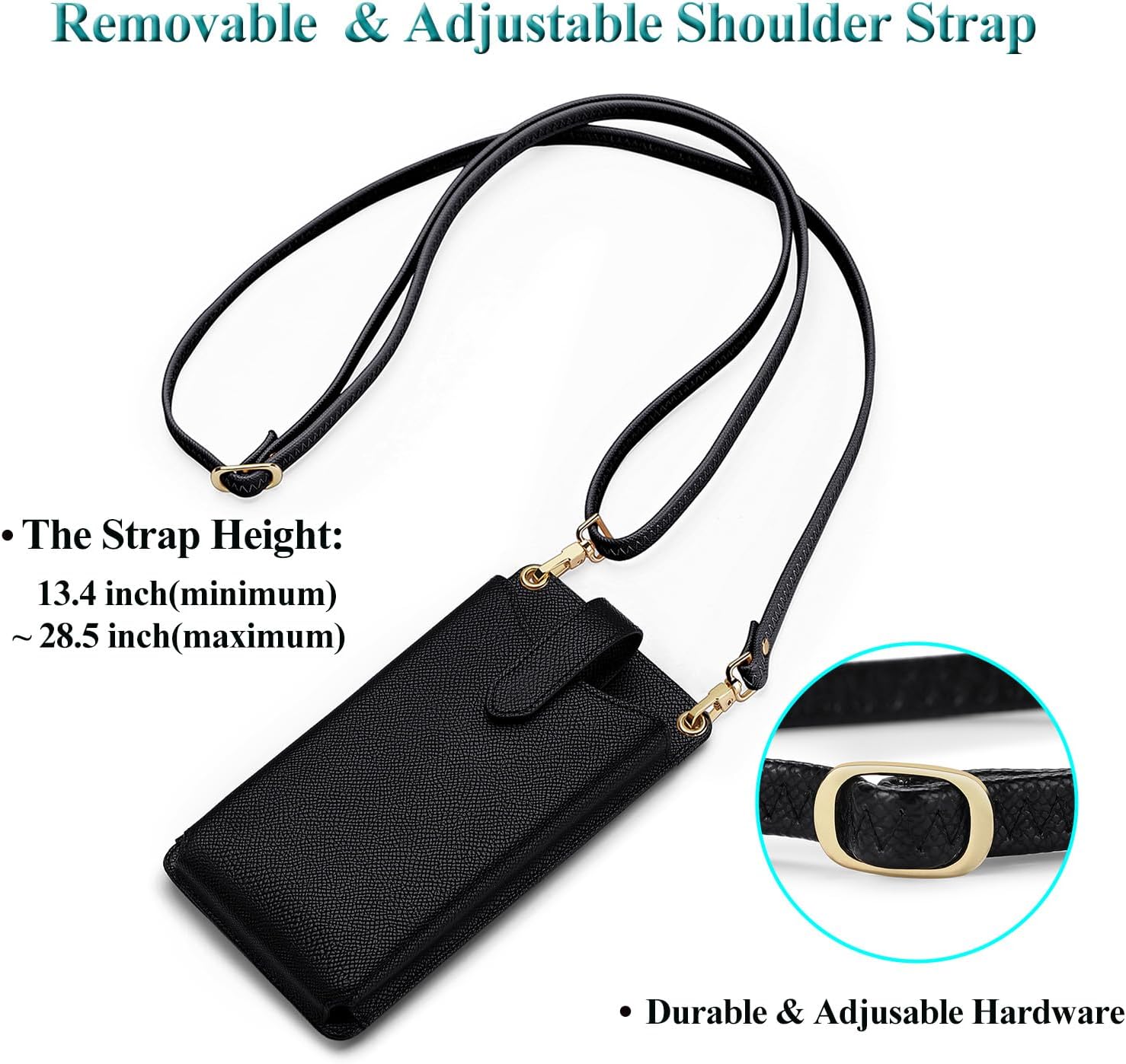 Peacocktion Small Crossbody Cell Phone Purse for Women, Lightweight Mini Small Crossbody Bags for Women with Card Slots