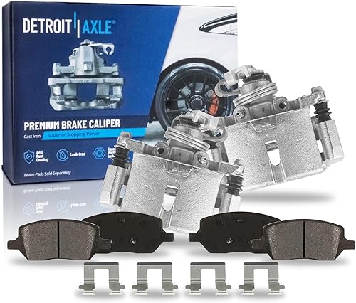Miniatura 12 de Detroit Axle - Kit de freno delantero para Nissan Altima Sentra 07-10, repuesto de pastillas de freno de cerámica de freno de disco 2007 2008 2009