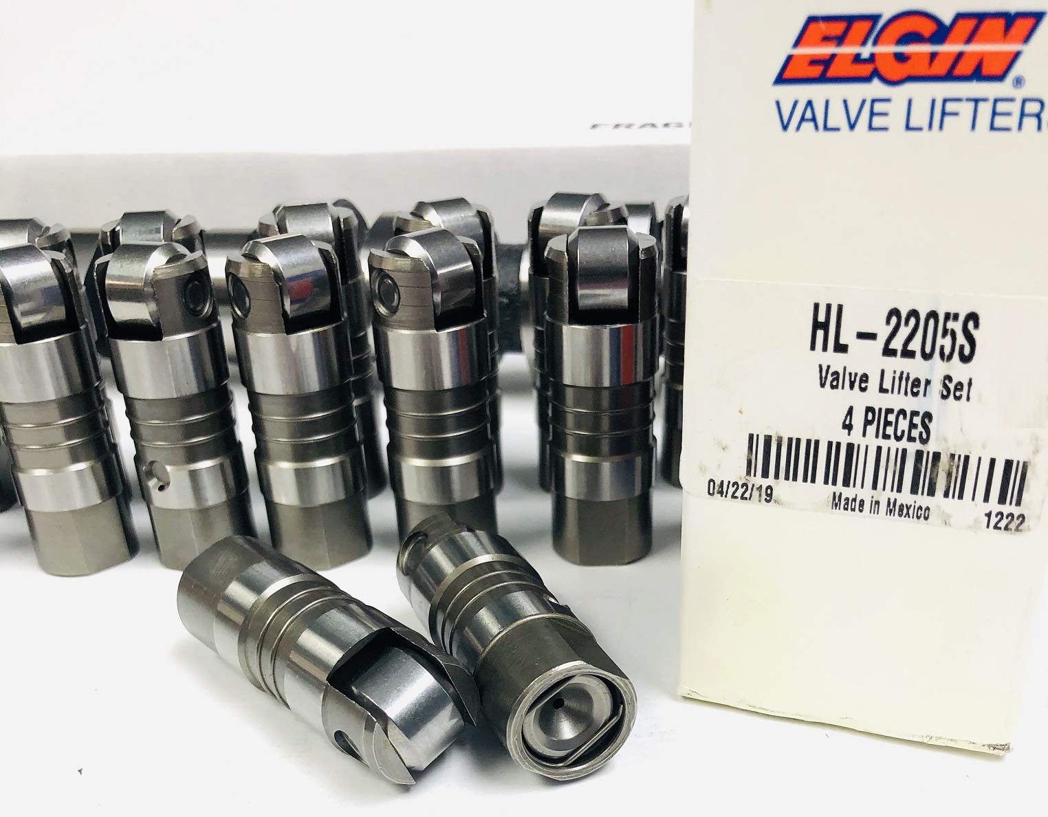 Elgin GP108S Push Rod Guide Plates - Small Block Ford 5/16 Flat Style (8-Pack)