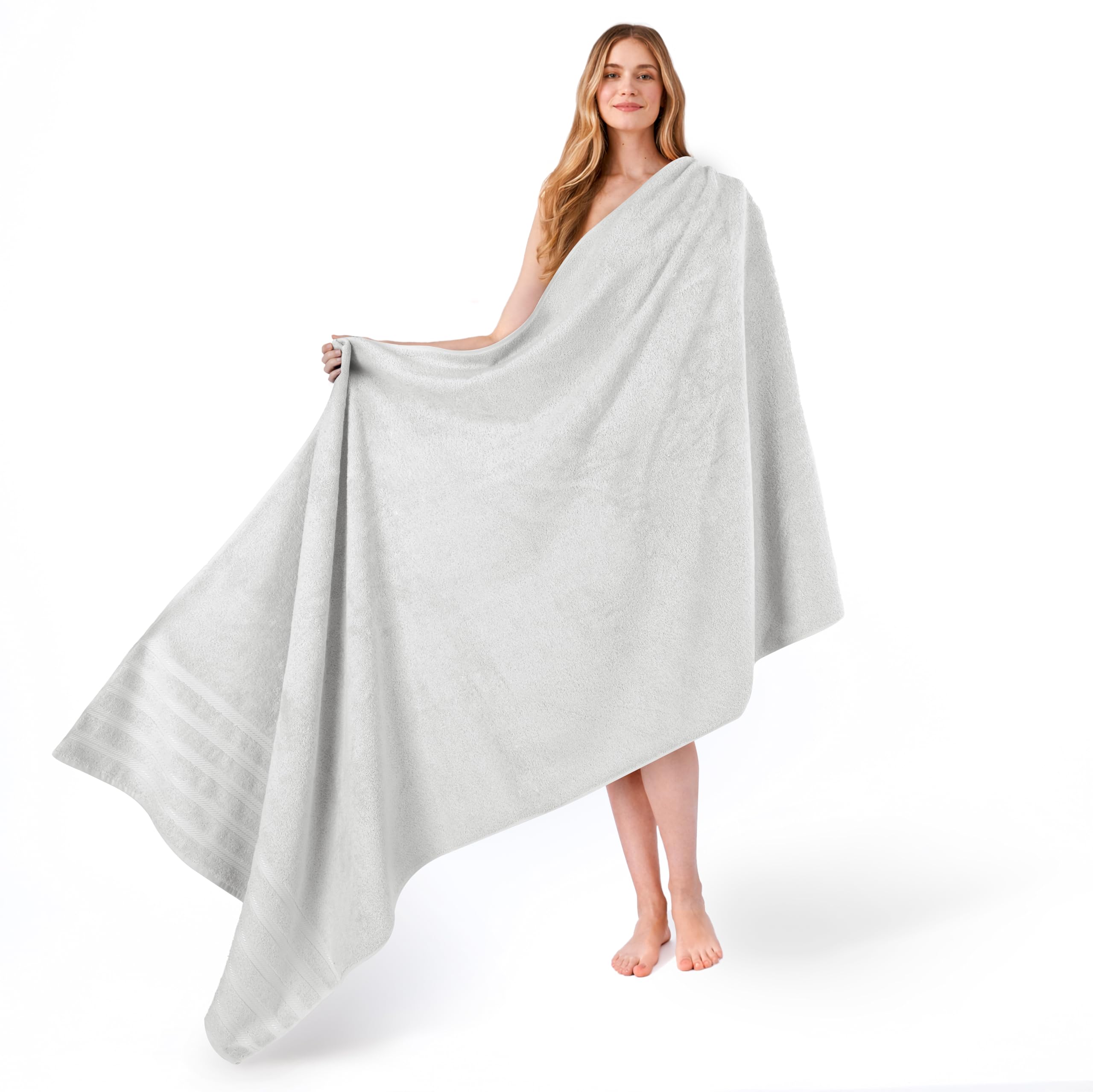 American Soft Linen 100% Cotton Luxury Turkish Towels, 35x70 XL Bath Sheet