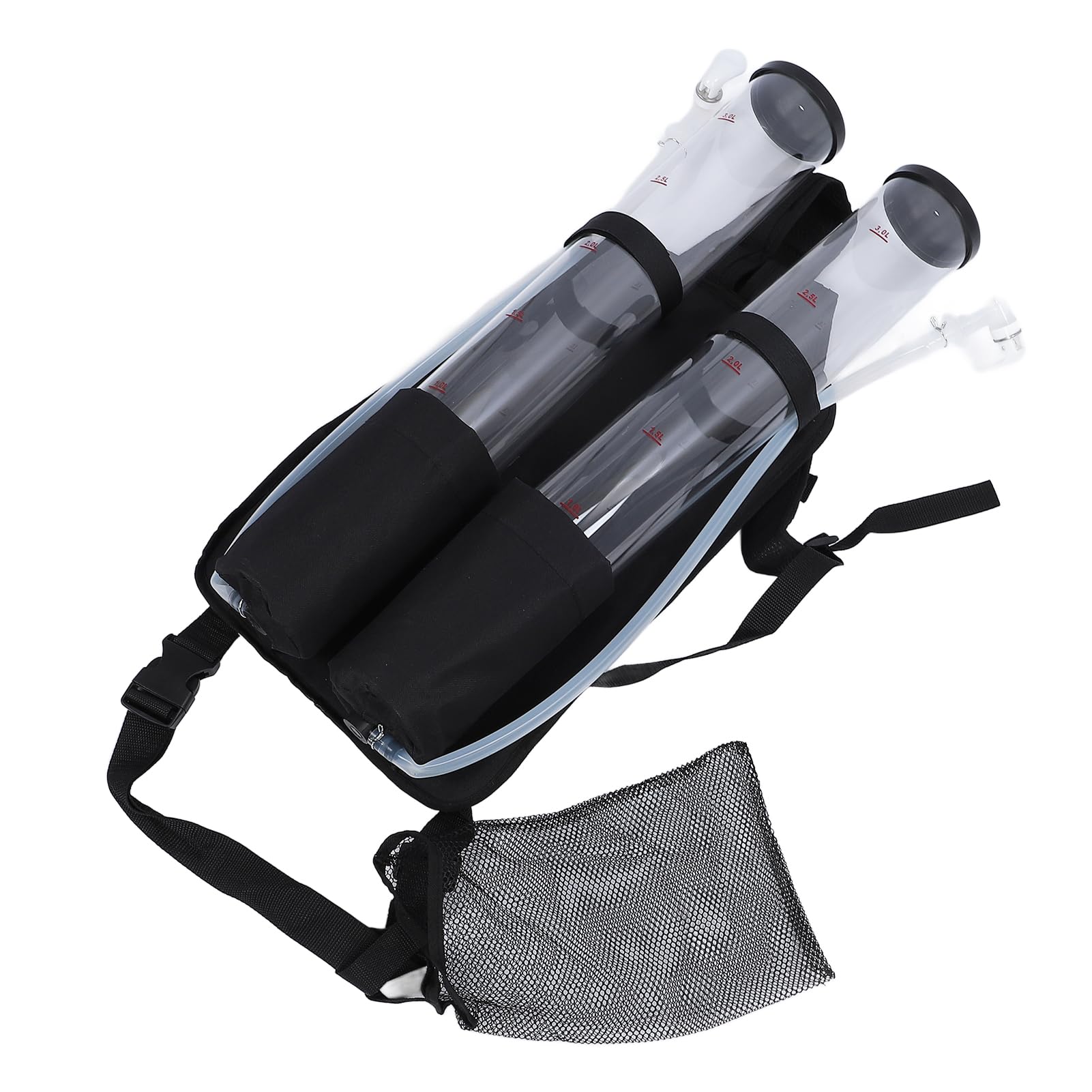 Duokon Distributore di Bevande per Zaino da 6 Litri Doppi Serbatoi da 3 Litri Distributore di Bevande Portatile per Birra e Vino con Spallacci Imbottiti per Feste Camping Bar