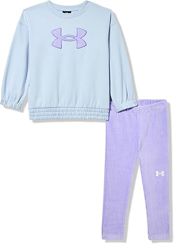 Under Armour girls 2-piece Sweatshirt and Leggings Outfit Set
