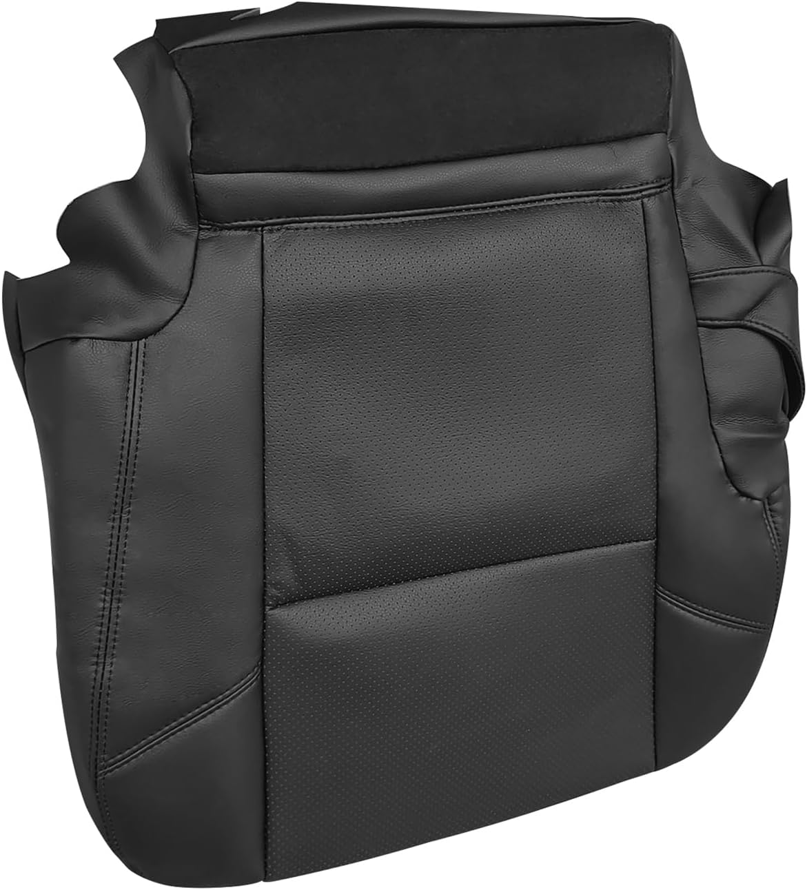 2nd Row Passenger Side Bottom and Top Back Seat Cover Replacement Fits for Cadillac Escalade ESV EXT 2007-2014 Black