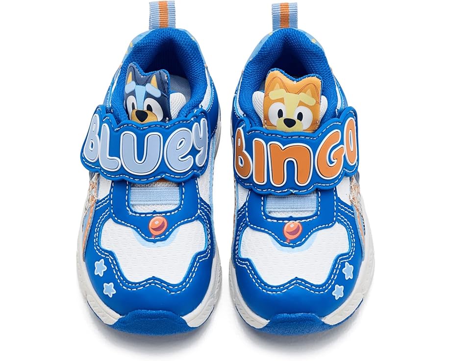 Ground Up Toddler Boys Bluey and Bingo Light Up Athletic - Top View