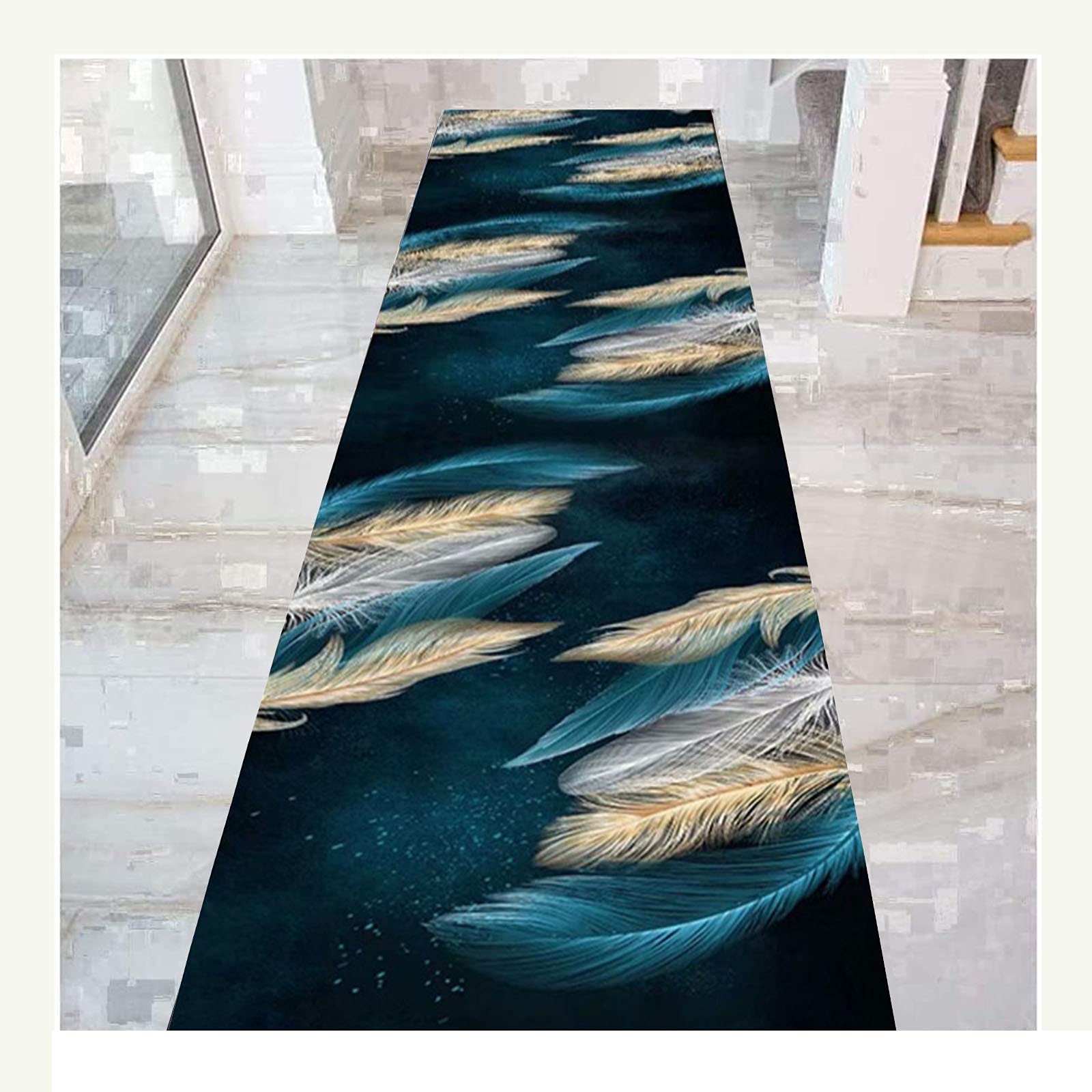 Tapis de passage d'allée pour sécuriser les sols glissants et décorer le couloir