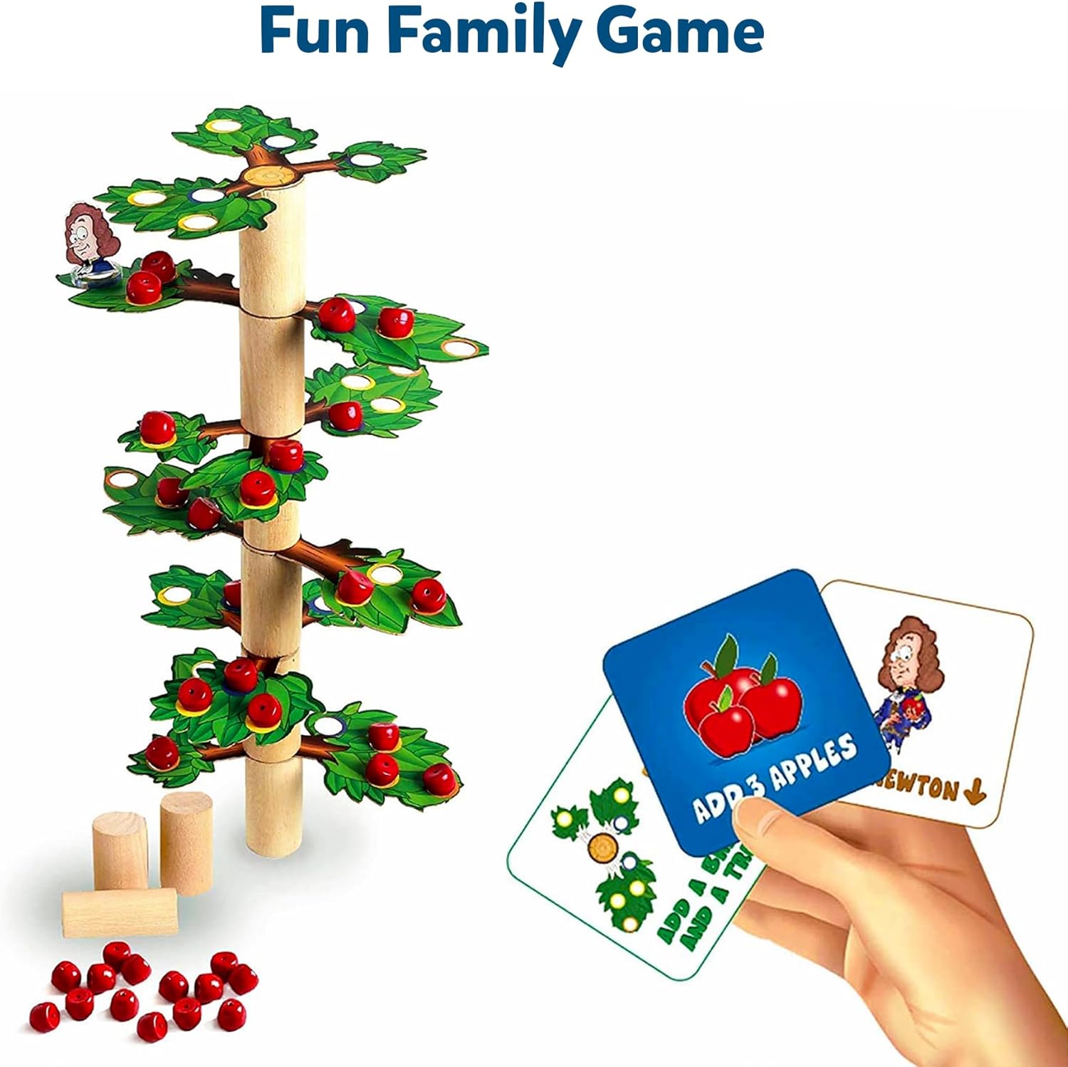 Skillmatics Educational Game - Newton's Tree, Balancing, Stacking, Strategy and Skill-Building Game, Ages 6 and Up