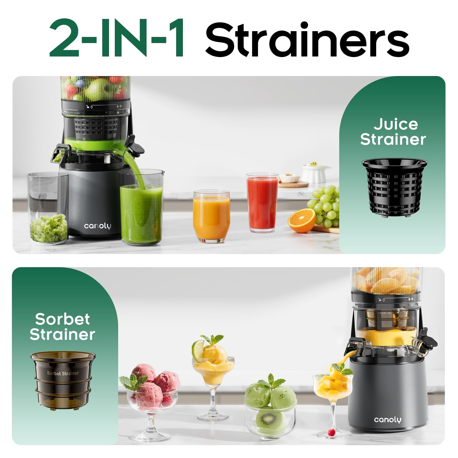 Canoly C16 Cold Press Juicer, 6