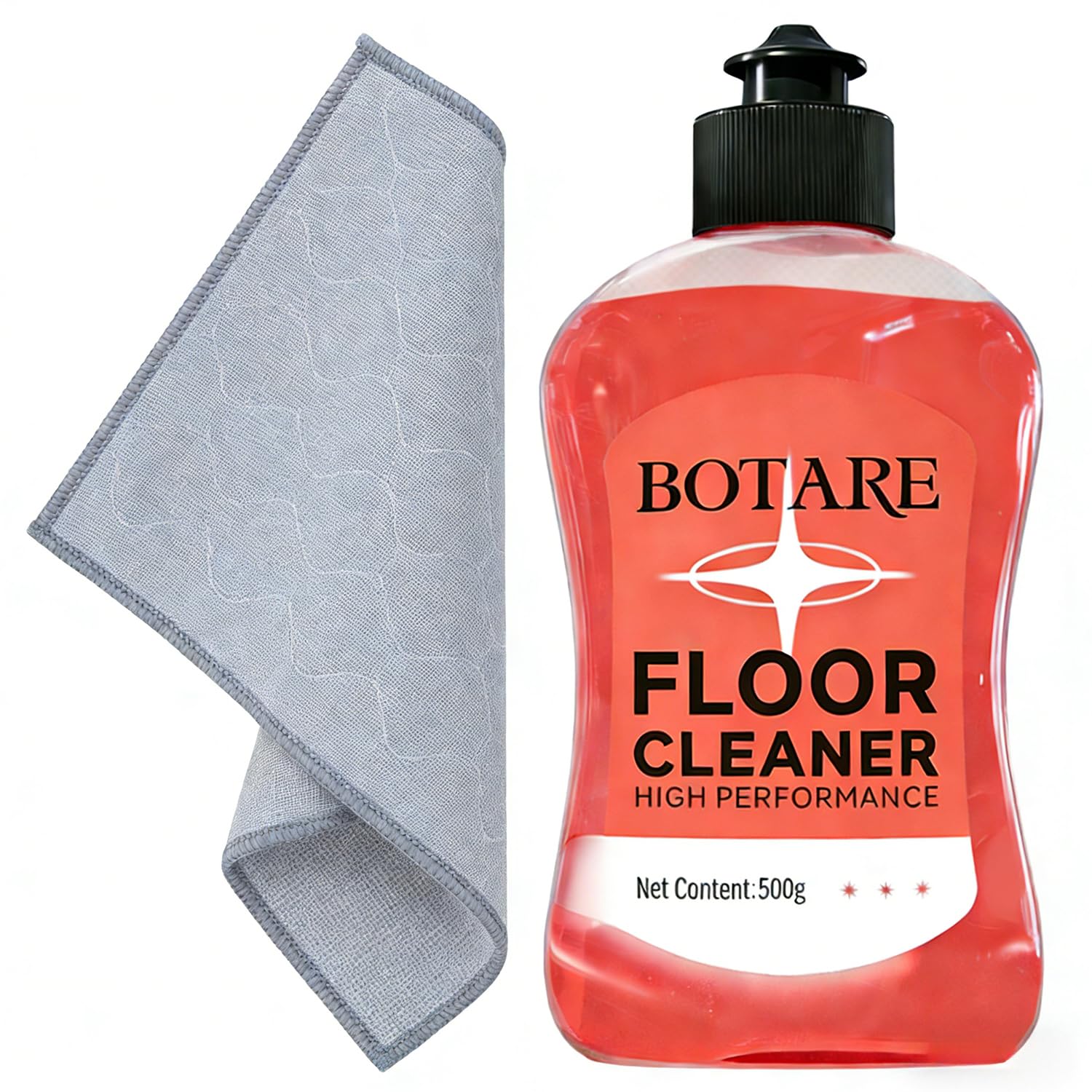 Floor Cleaner for Moping, sakura Scent,17.6 Fl Oz +1 Clean Cloth
