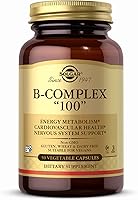 Vista 1 de SOLGAR B-Complex 100" - 50 cápsulas vegetales - Metabolismo energético, salud cardiovascular, apoyo del sistema nervioso - Sin OMG, vegano, sin