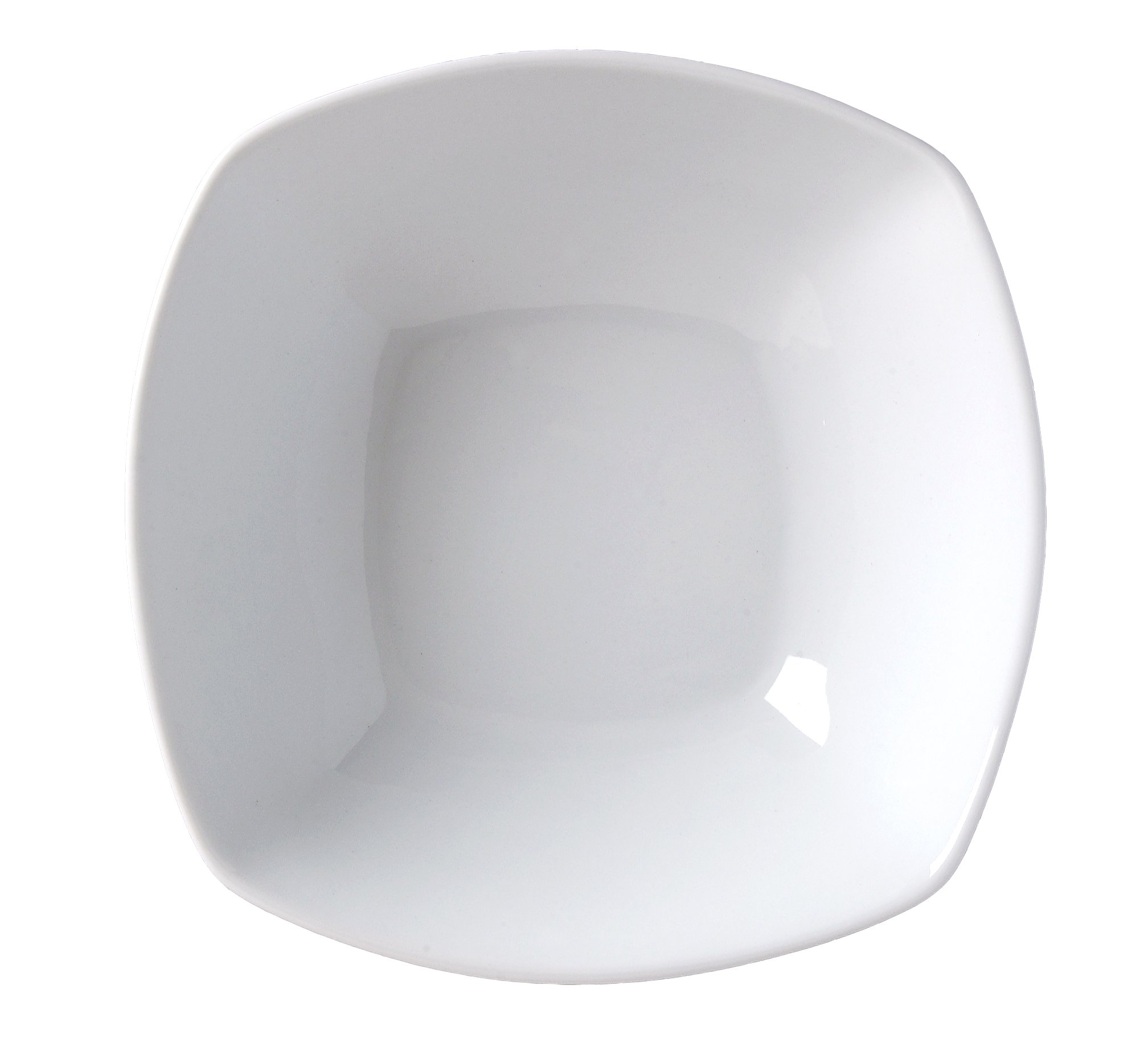 Signature Square Bowl by Vertex China – 8" x 8", 36.0 ounces, Porcelain, Porcelain White, Pack of 24