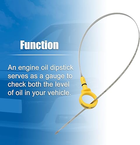 Miniatura 4 de X AUTOHAUX Varilla de medición de aceite de motor de nivel de líquido de aceite de motor para Chrysler 300 Limited S Touring 3.5L V6 - Gas 2010