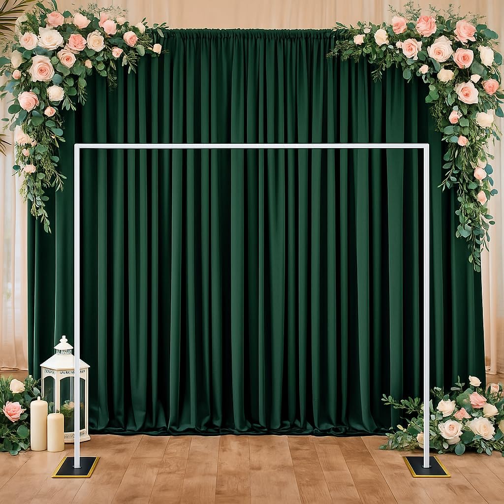 slns Square Arch Balloon Decoration Stand | White PVC Frame | 6Ft Height X 6Ft Width | Durable Arch For Birthday, Anniversary, Party Decorations, 1 Piece