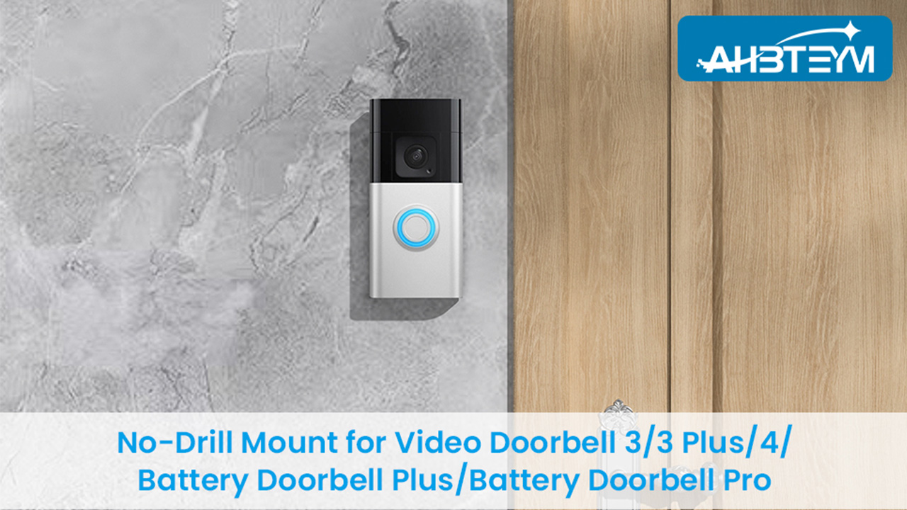 Ring Doorbell No-Drill Mount Compatible With Battery Models