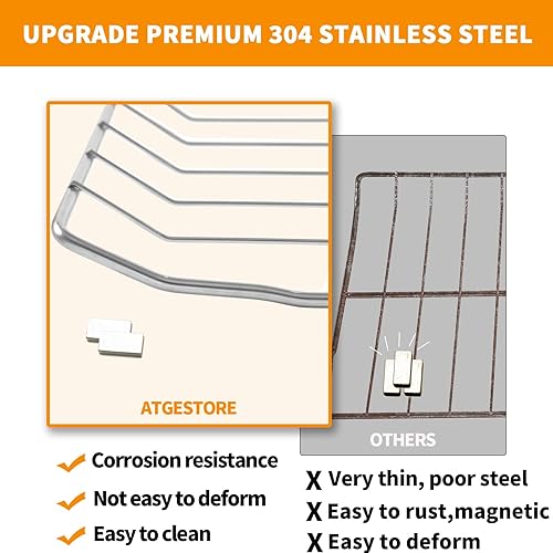 Miniatura 4 de Atgestore Reemplazo de estante de horno DG75-01001C actualizado para piezas de horno de estufa Samsung, DG75-01001D Range Rack-flat para accesorios