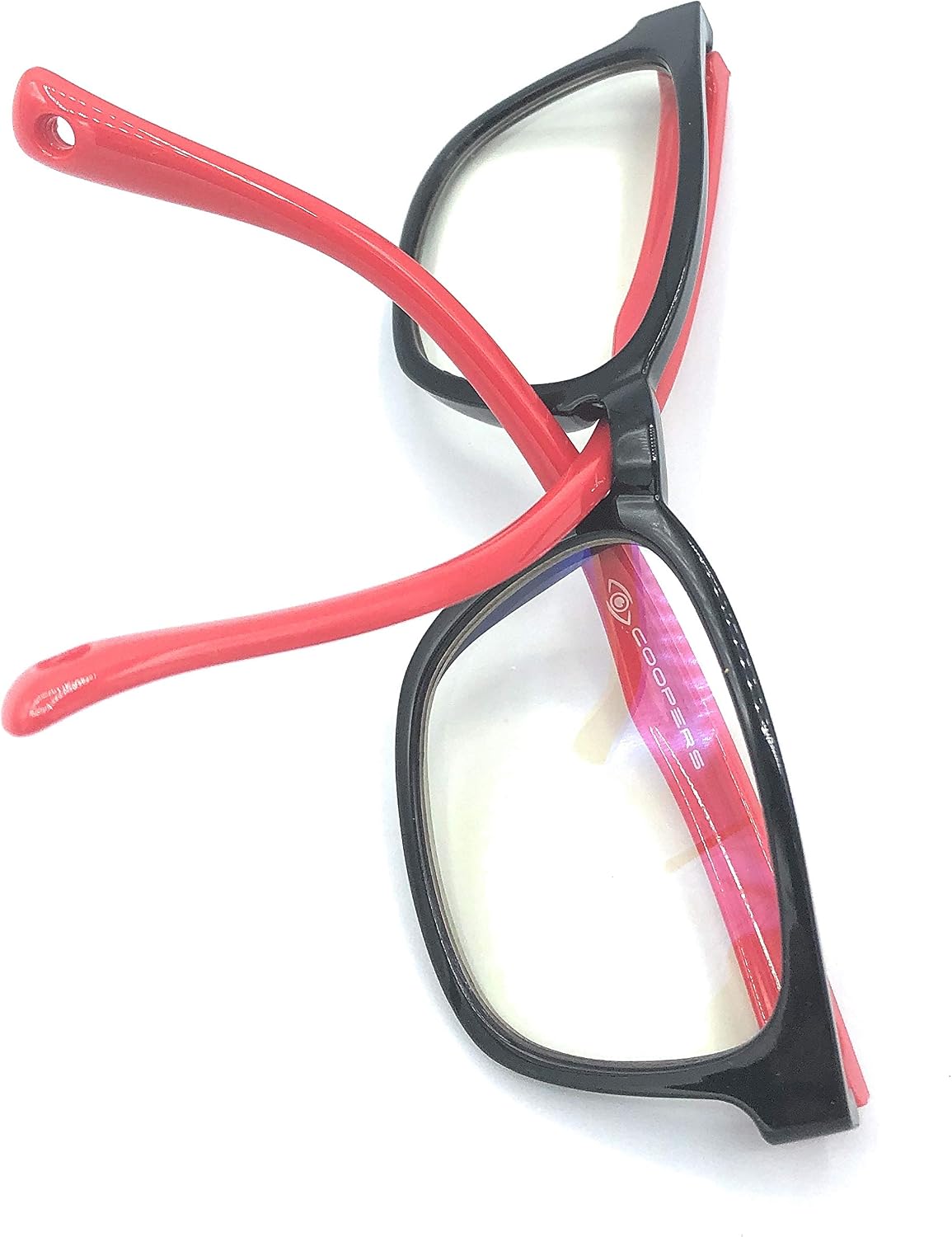 COOPER 608 Kids Blue Light Blocking Glasses 2 Pack, UV Protection for Computer Gaming TV Phone for Boys Girls Age 3-12