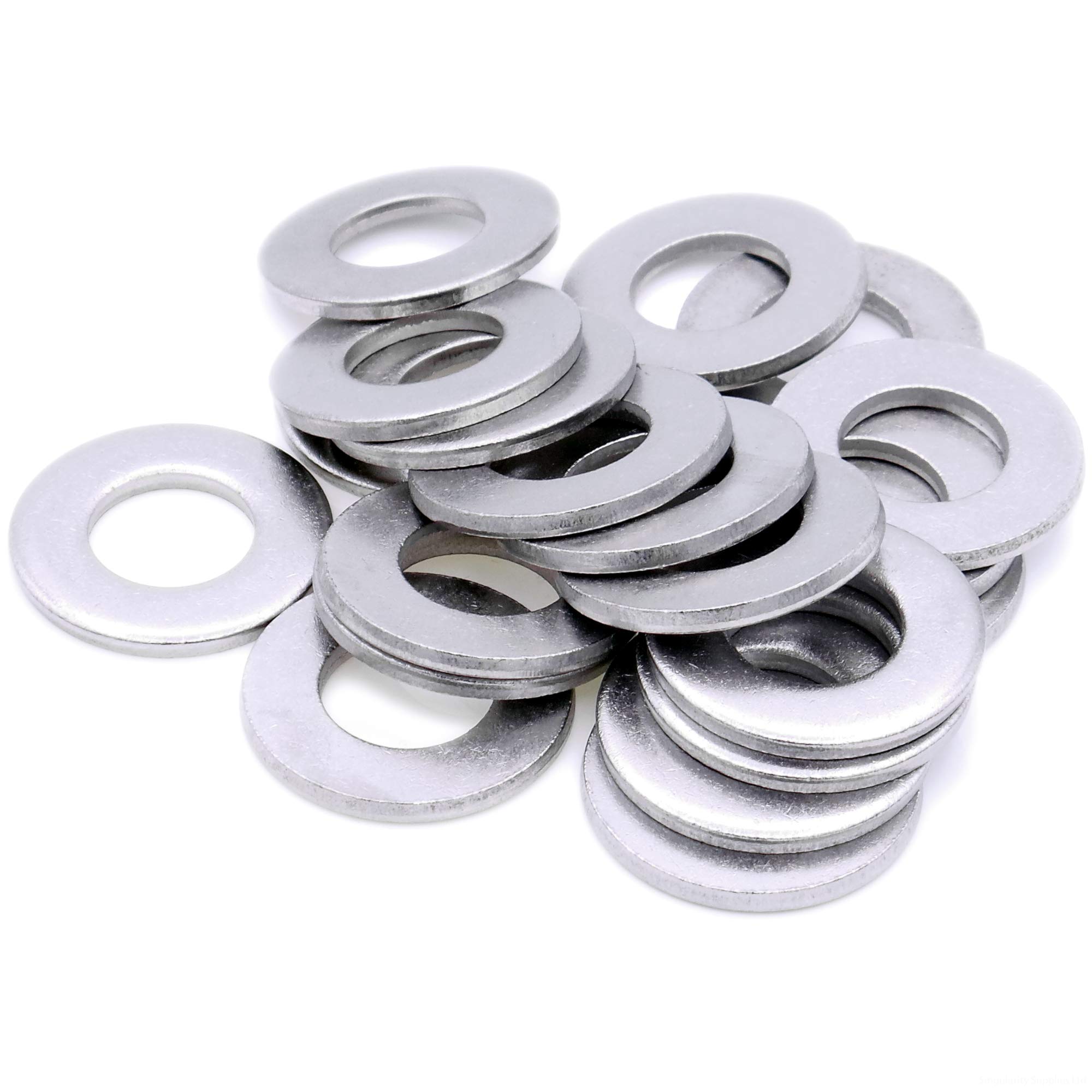 Singularity Supplies M3.5 (3.5Mm) Flat Washer (Form A) - Stainless Steel (A2) (Pack Of 20)