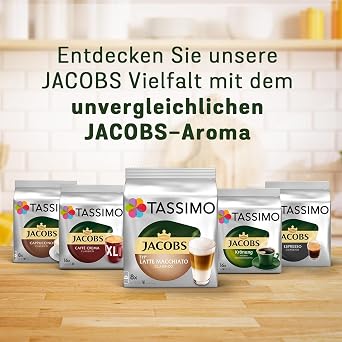 Tassimo Jacobs Espresso, Rainforest Alliance Certified, 5 x 16 T-Discs