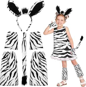 Costume Zèbre XEPST Ensemble De Costumes De Lion Animal, Bandeau Oreilles De Lion Queue Et Patte Pour Costume Danimal Accessoires De Fete Amz B Queue Zèbre Attache Vêtement Costume Zèbre XEPST Ensemble De Costumes De Lion Animal, Bandeau Oreilles De Lion Queue Et Patte Pour Costume Danimal Accessoires De Fete Amz B Queue Zèbre Attache Vêtement