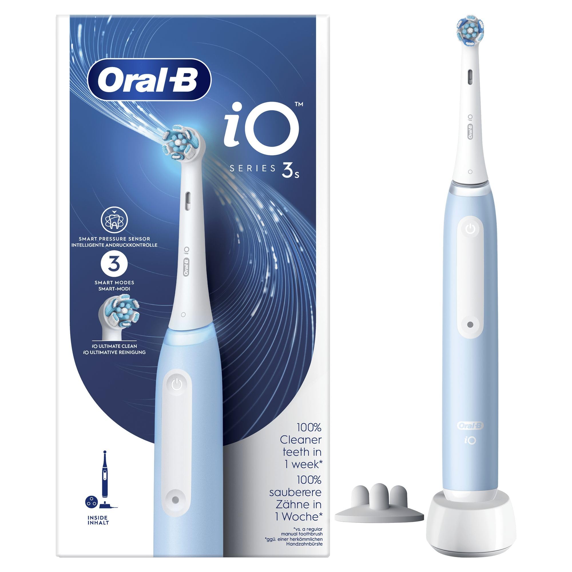 Braun Oral-B IO 3S Toothbrush Blue : Amazon.ca: Health & Personal Care