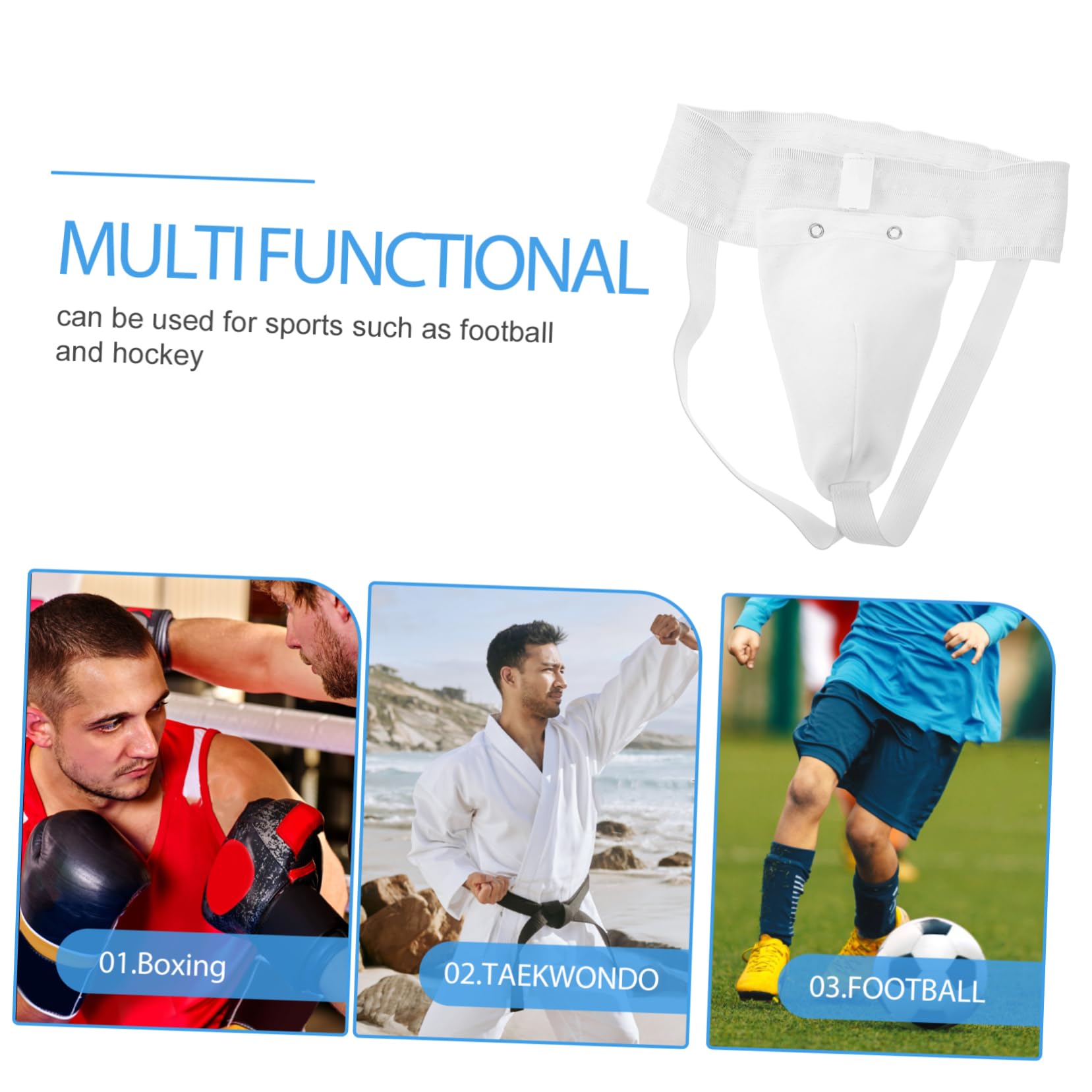 Hemobllo Pantalon D'Entrejambe Protège-Aine Portable Protège-Entrejambe D'Entraînement Protège-Entrejambe Réutilisable Fournitures D'Entraînement Accessoire Confortable