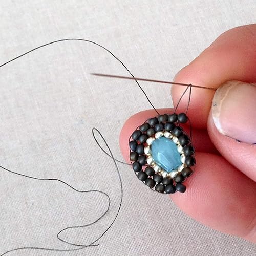 Miniatura 6 de Agujas de cuentas tamaño 11 extra cortas (25 piezas) con tubo de almacenamiento de agujas