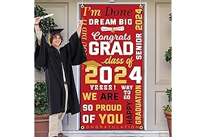 Congrats Grad Door Banner Class of 2024