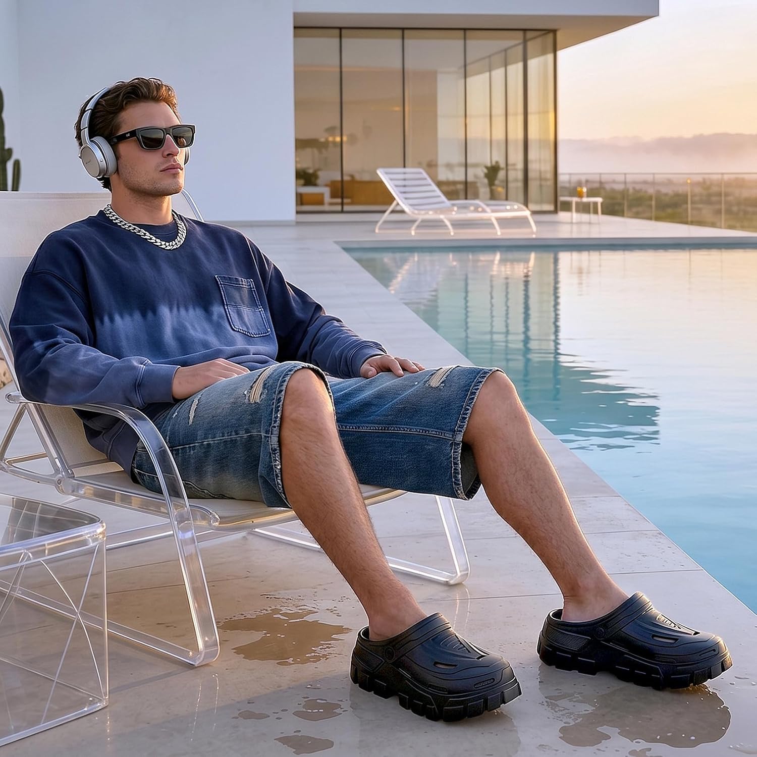Unisex Classic Perforated Clogs | Arch Support Sandals | Garden Shoes - Lightweight EVA Slip-On Sneakers for Garden, Beach, Quick-Dry Machine Washable Comfort Slides