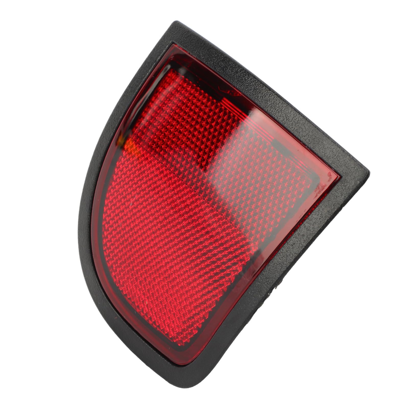 Reflector de Parachoques Trasero Panel Trasero Duradero Apto para L200 Apto para Triton ML MN 2005 a 2015, Que Mejora la Visibilidad del Automóvil para los Conductores, Hecho de ABS + Metal