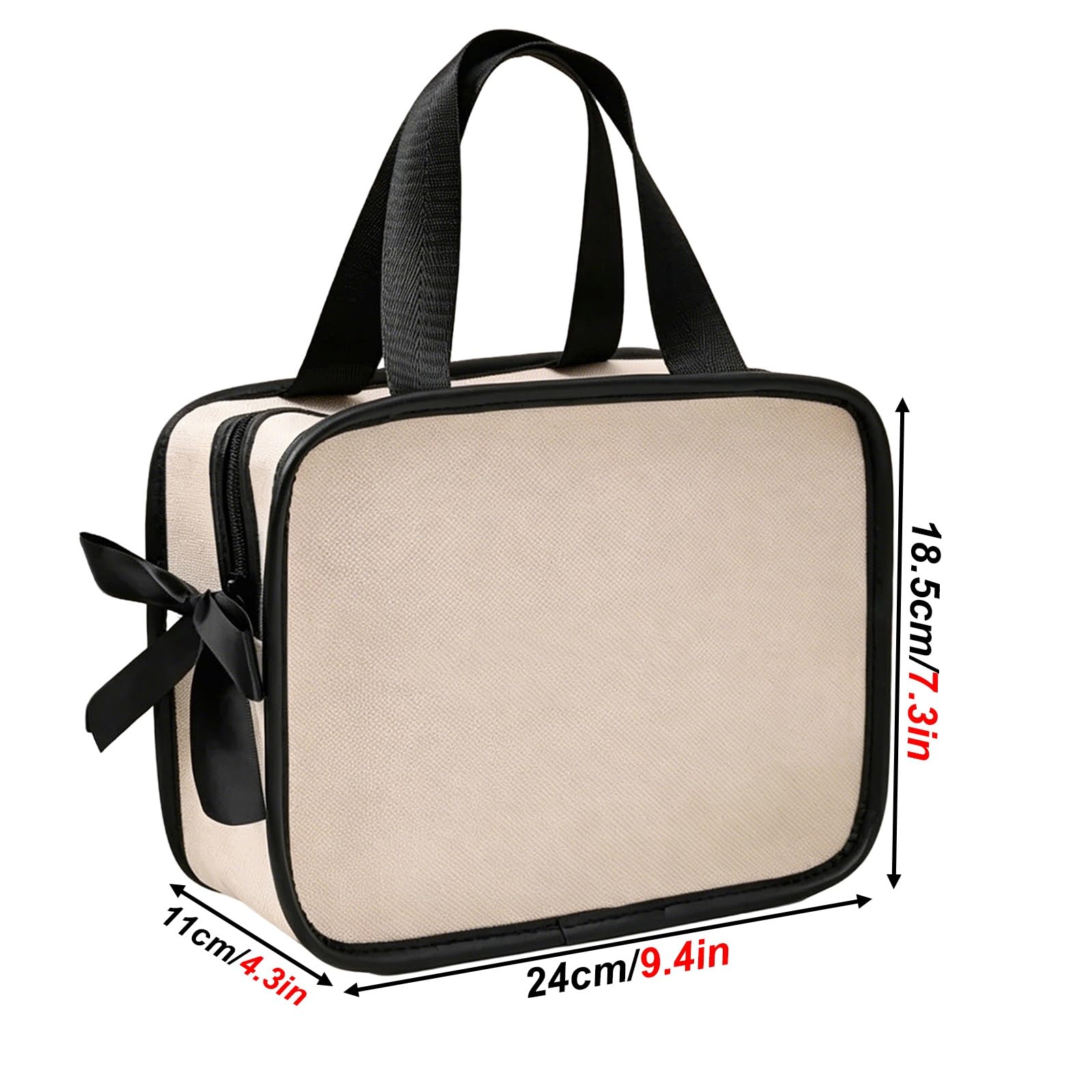 Beauty Case da Viaggio Appendere, Borsa da Toilette per Donna, Pochette Cosmetiche in Tela Multiuso per Viaggi, Ben Organizzate, Trova Gli Oggetti più Velocemente