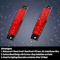 Vista 50 de Tira de luces LED marinas, tira de luces de cortesía, iluminación led marina, luces de cortesía para barco, tira de luces de 12 voltios, luces