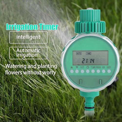 Miniatura 3 de Temporizador de riego automático, temporizador de riego de jardín, controlador inteligente de riego de flores, no requiere presión de agua, para