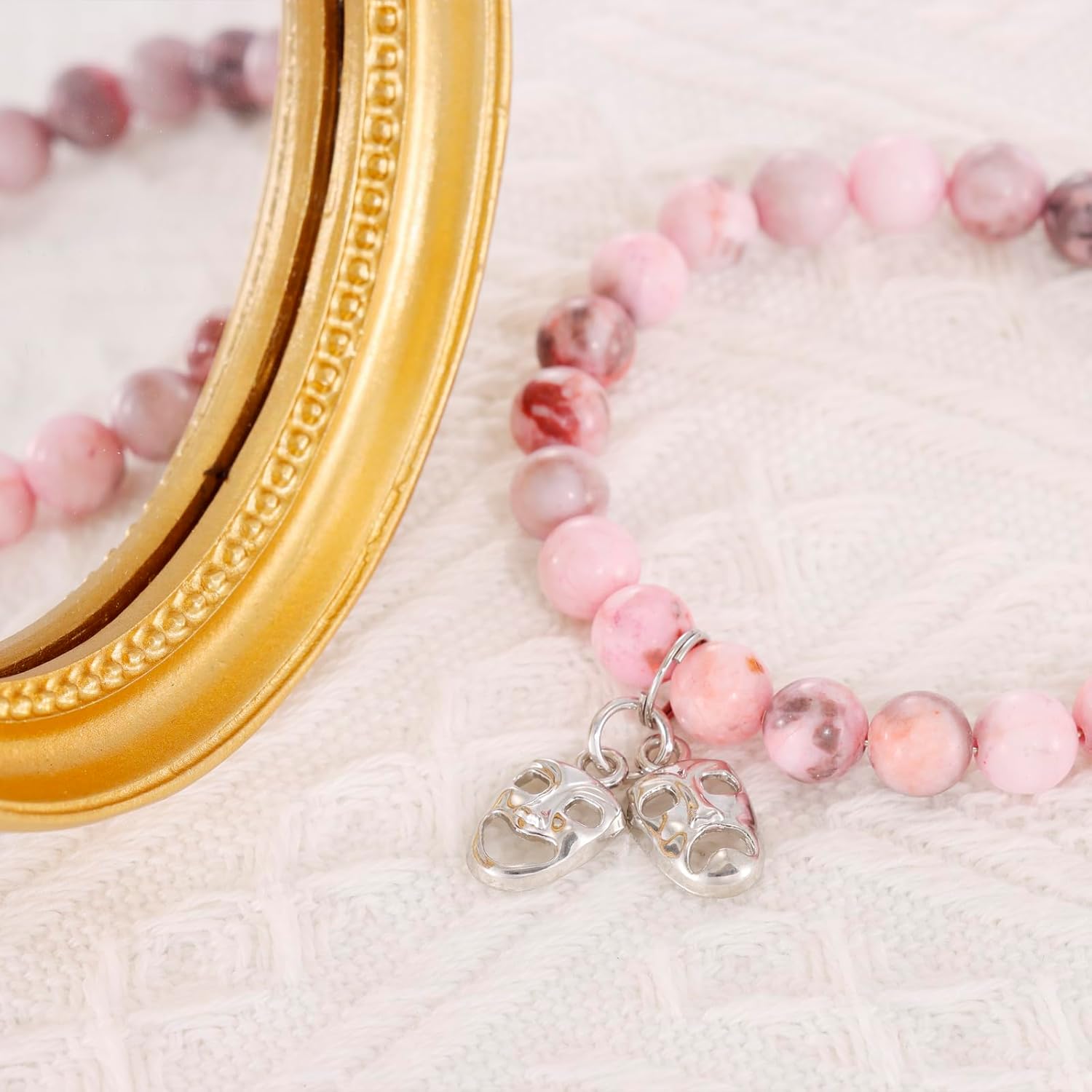 HUTIMY Theatre gifts for women students friends funny Thespian Drama Themed Jewelry Actress bracelet - Image 4