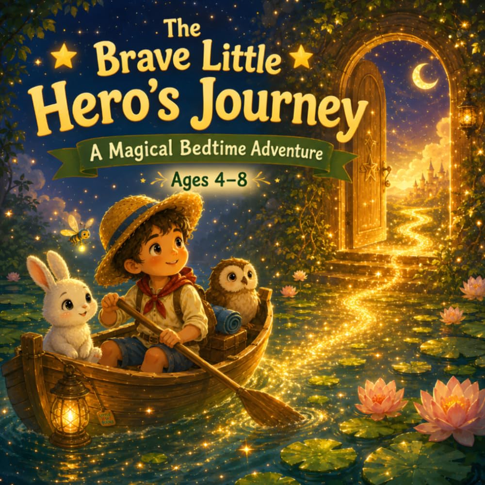 The Brave Little Hero's Journey: Bedtime Story for Kids Ages 4-8: A Magical Picture Book About Courage, Kindness, Friendship & Peaceful Sleep